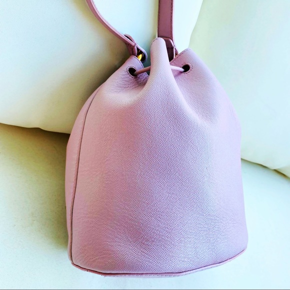Furla Corona Drawstring Bucket Bag EUC - Picture 9 of 13